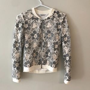 Rickis Bomber Jacket Lace White/Gray XS